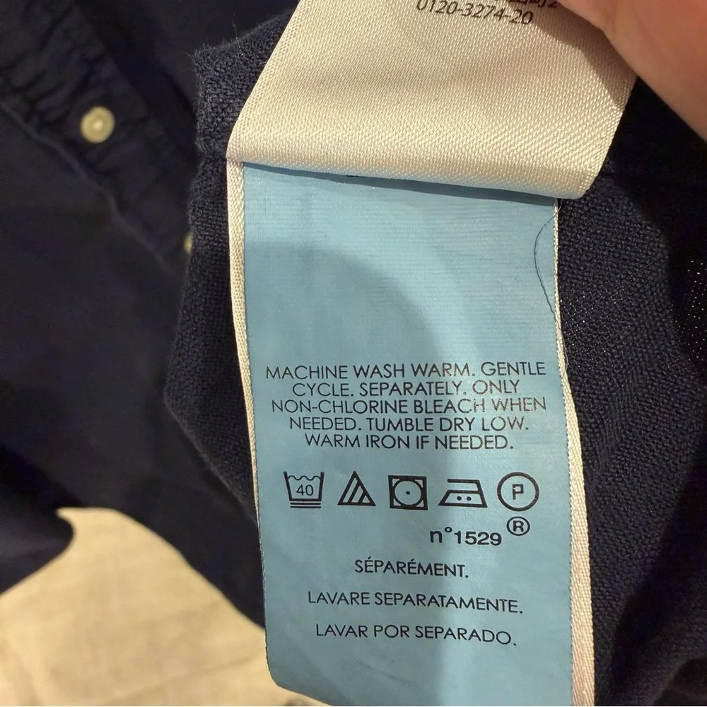 Ralph Lauren Dark Blue Casual Button Down Collared Shirt - Picture 5 of 9